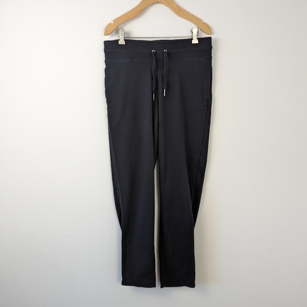 HEAD Active Charcoal Black Drawstring Jogger Pants - Size M Unisex